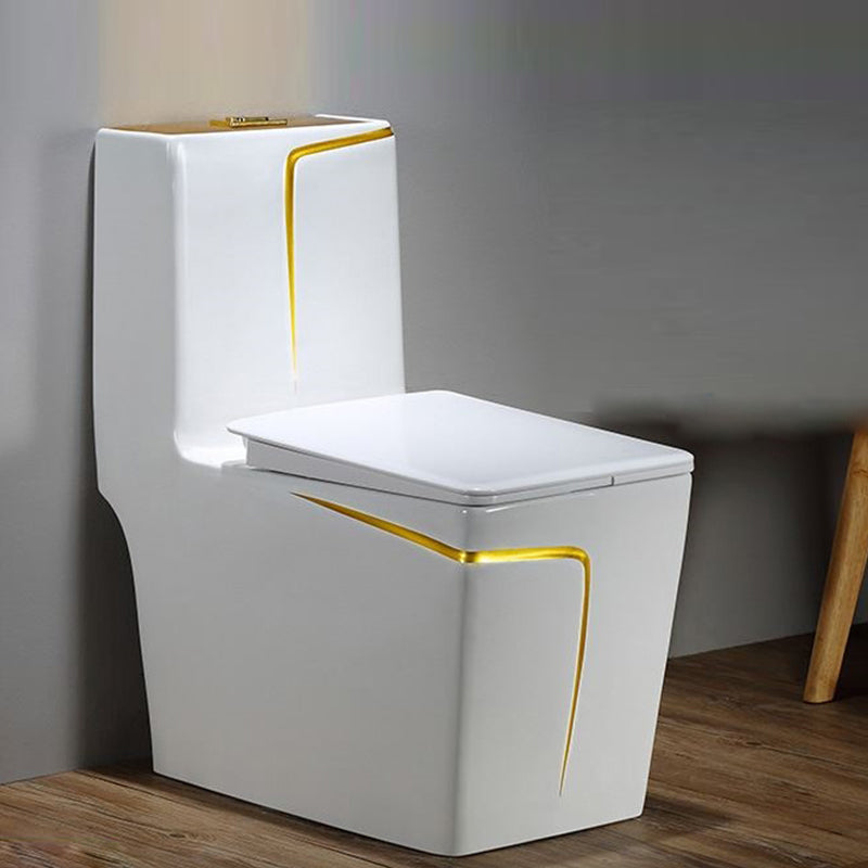 Traditional Siphon Jet Flush Toilet One Piece Urine Toilet for Bathroom