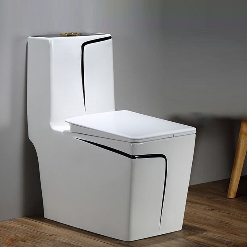 Traditional Siphon Jet Flush Toilet One Piece Urine Toilet for Bathroom