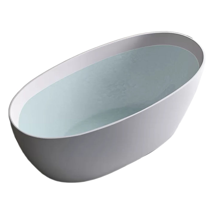 Antique Finish Stand Alone Bath Soaking Modern Oval Bath Tub