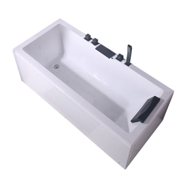 Freestanding Antique Finish Soaking Bath Rectangular Modern Bath Tub