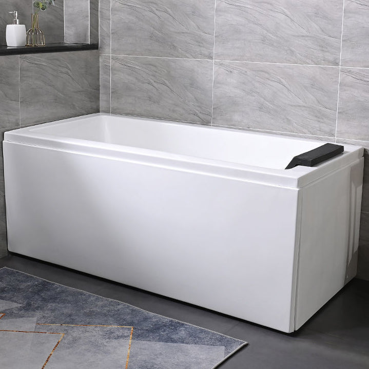 Freestanding Antique Finish Soaking Bath Rectangular Modern Bath Tub