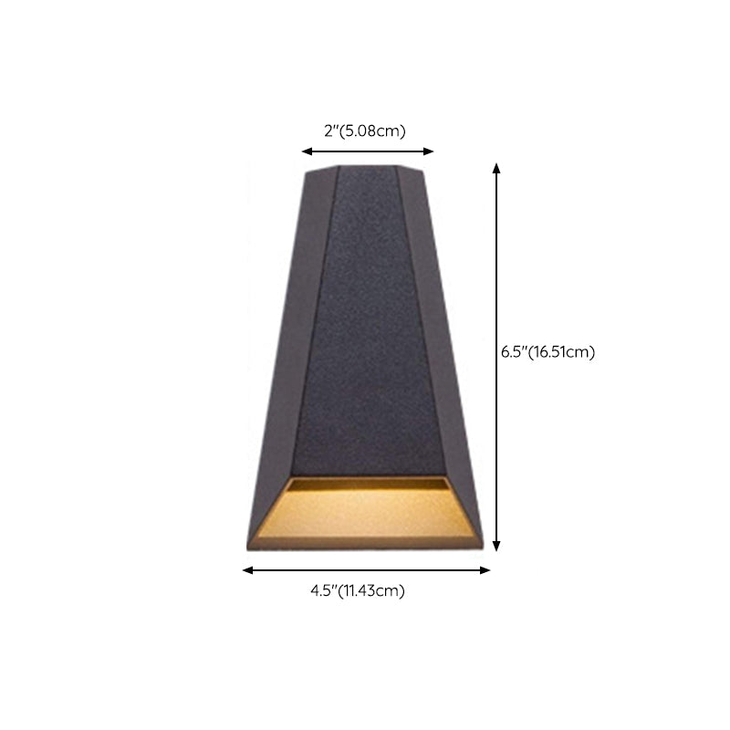 Modernism Wall Sconce Waterproof Outdoor Sconce Light Fixture with Aluminium