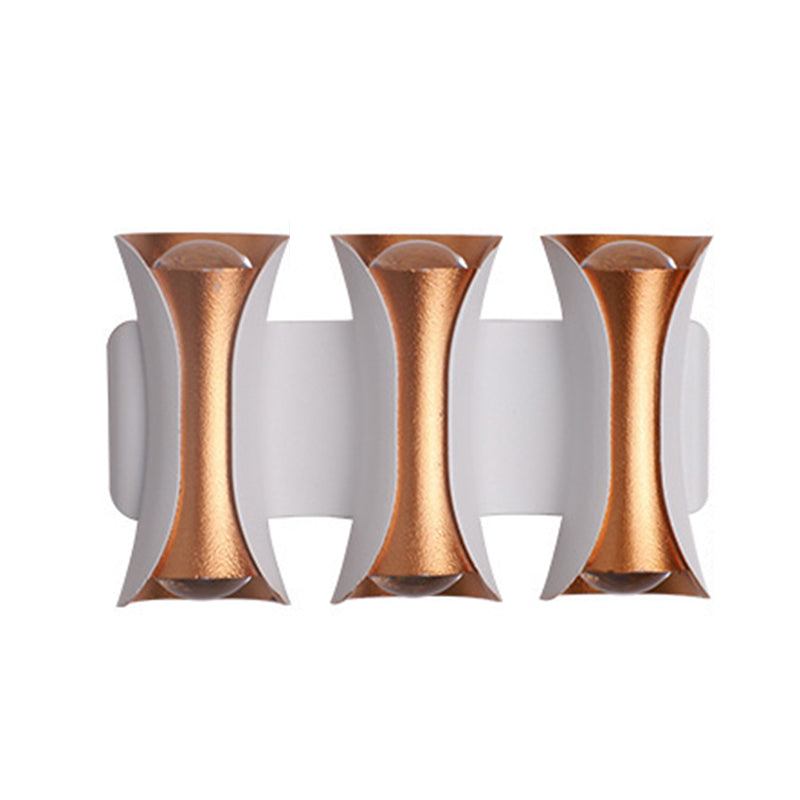 Modernism Wall Sconce Curl Waterproof Outdoor Sconce Light Fixture with Metal