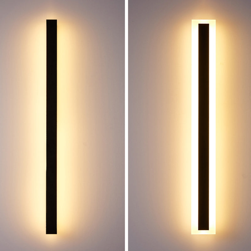 Metal Sconce Light Fixtures Black Wall Mounted Lights for Outdoor