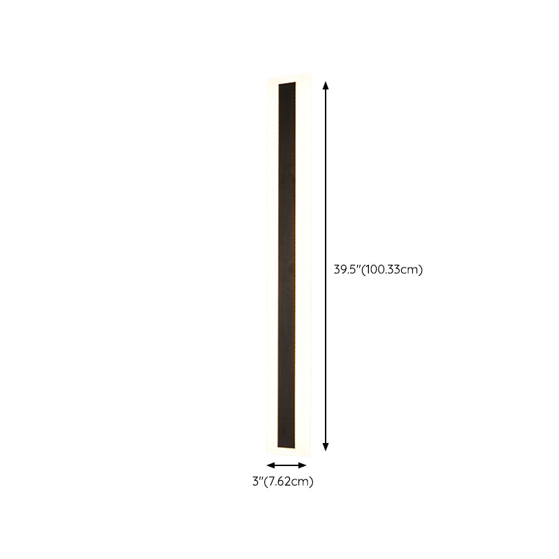 Metal Sconce Light Fixtures Black Wall Mounted Lights for Outdoor