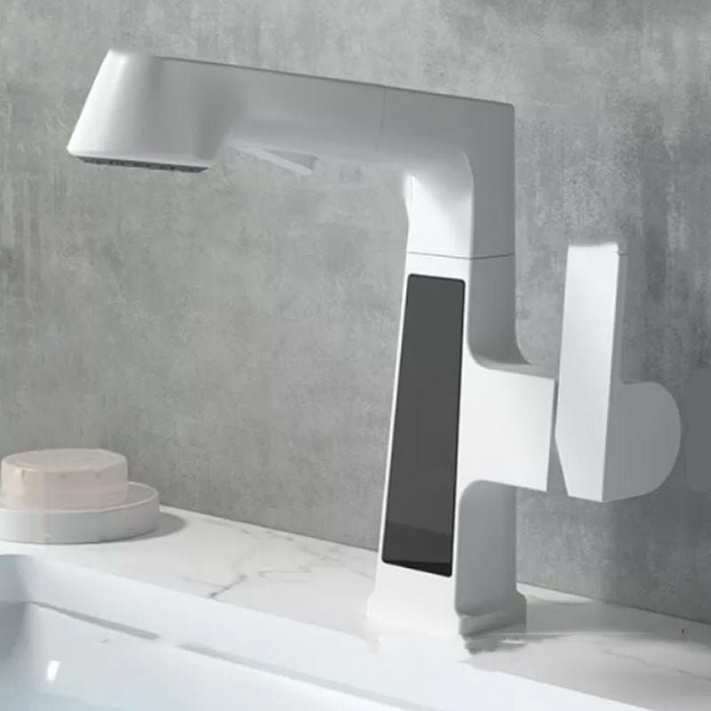 Classic Centerset Faucet Single Handle Solid Color Centerset Bathroom Sink Faucet