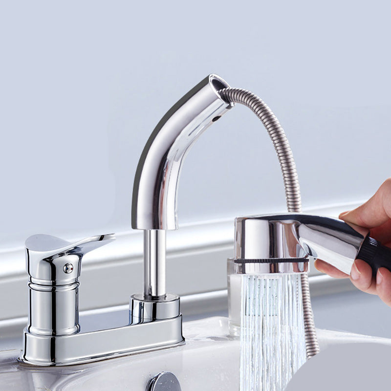 Centerset Faucet Lever Handles High-Arc Centerset Bathroom Sink Faucet