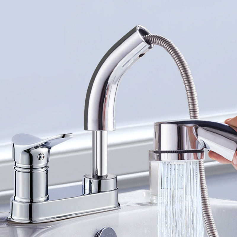 Centerset Faucet Lever Handles High-Arc Centerset Bathroom Sink Faucet