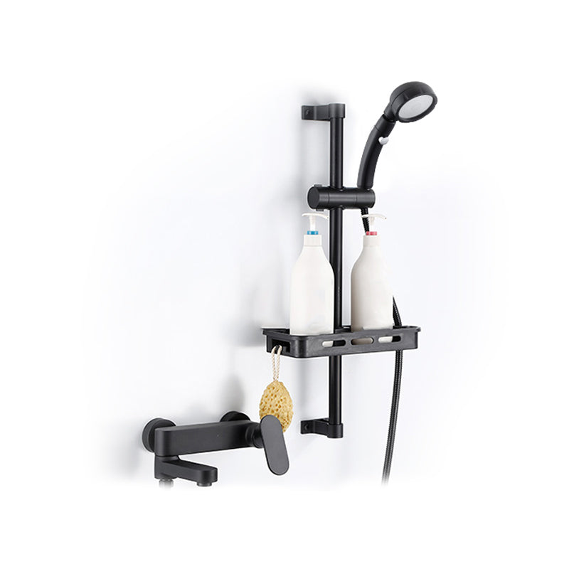 Modern Wall Mounted Bath Faucet Trim Metal Single Handle Tub Faucet Trim