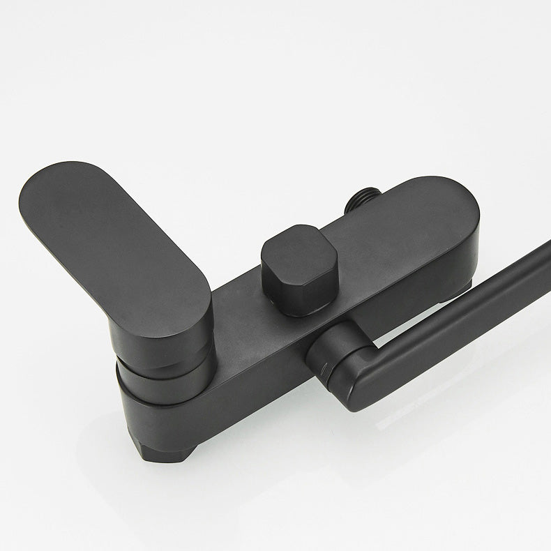 Metal Bath Faucet Trim Contemporary Lever Handle Tub Faucet Trim