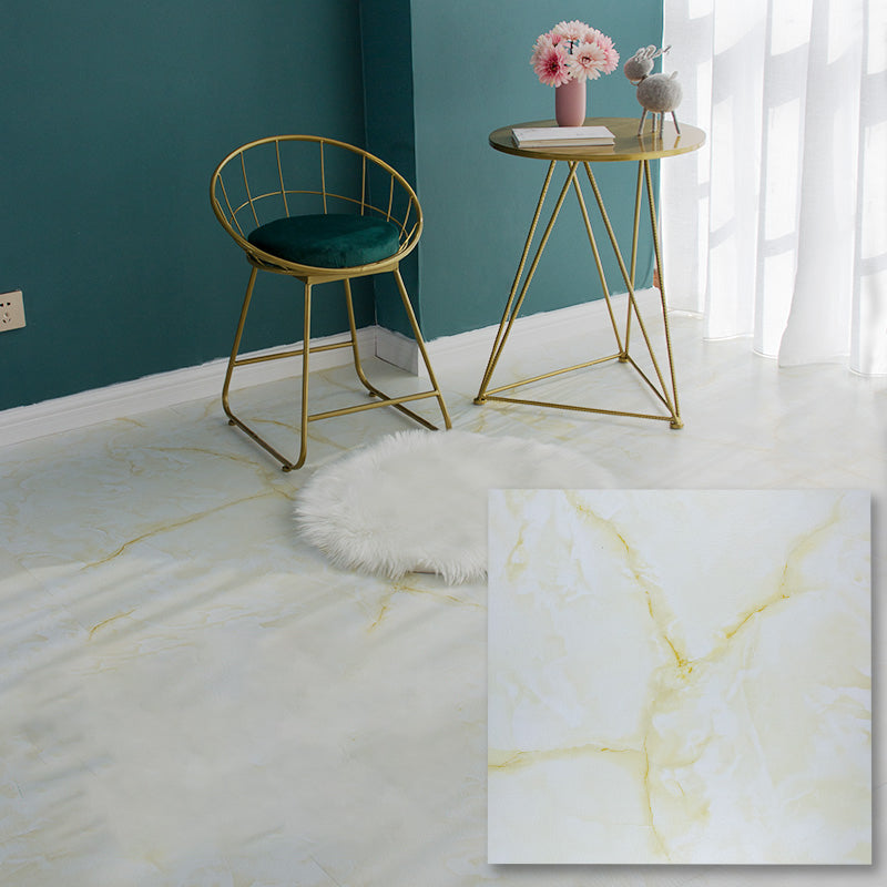 Modern Home Vinyl Flooring Peel and Stick Marble Print Square PVC Flooring