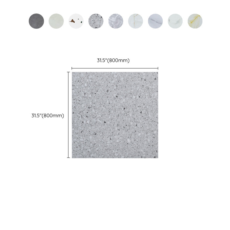 Modern Home Vinyl Flooring Peel and Stick Marble Print Square PVC Flooring