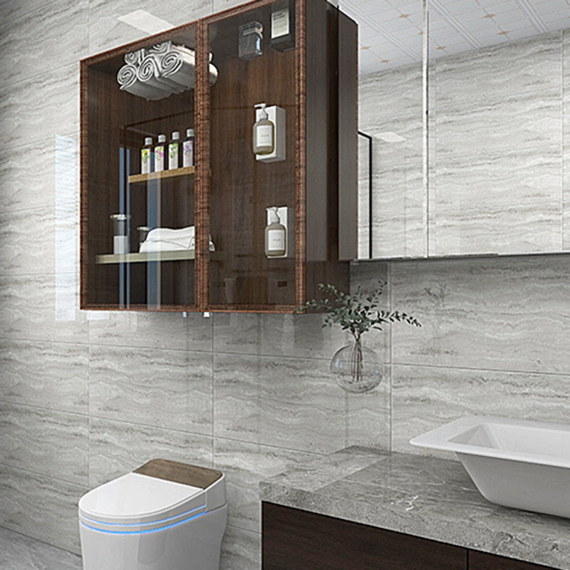 PVC Rectangular 3 Pack 12" X 23" Peel & Stick Mosaic Tile Kitchen and Bathroom Backsplash