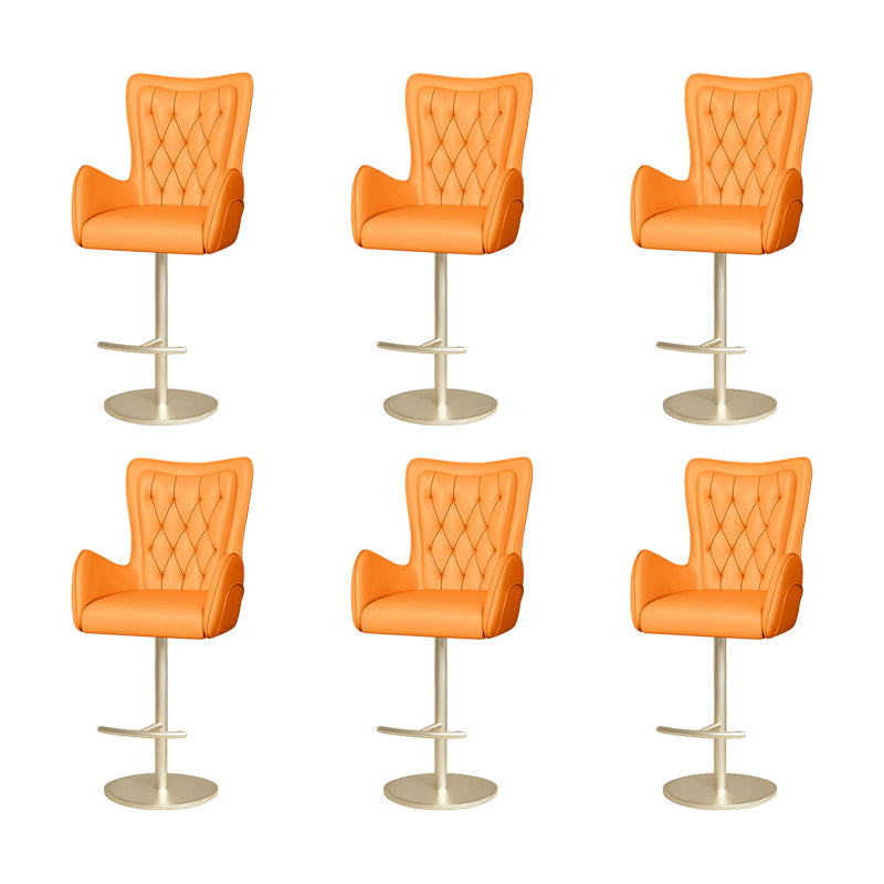 Industrial Style Metal Bar Stool Footrest Swivel Counter Stool for Bristol