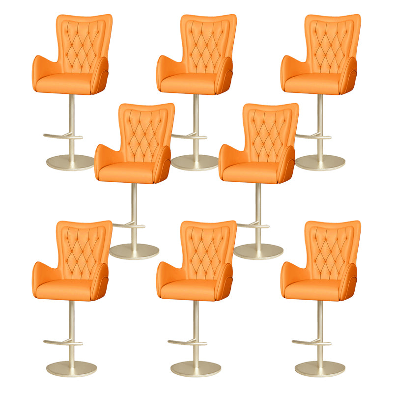 Industrial Style Metal Bar Stool Footrest Swivel Counter Stool for Bristol