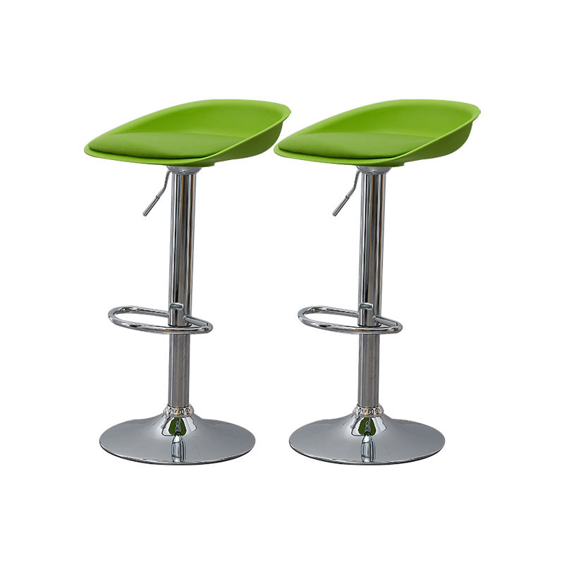 Living Room Counter Stool Armless Bar Stools with Metal Legs