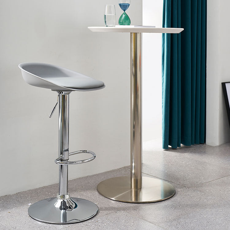 Living Room Counter Stool Armless Bar Stools with Metal Legs