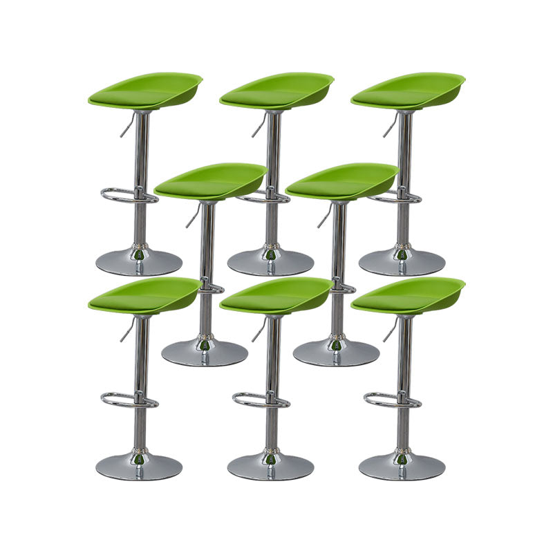 Living Room Counter Stool Armless Bar Stools with Metal Legs