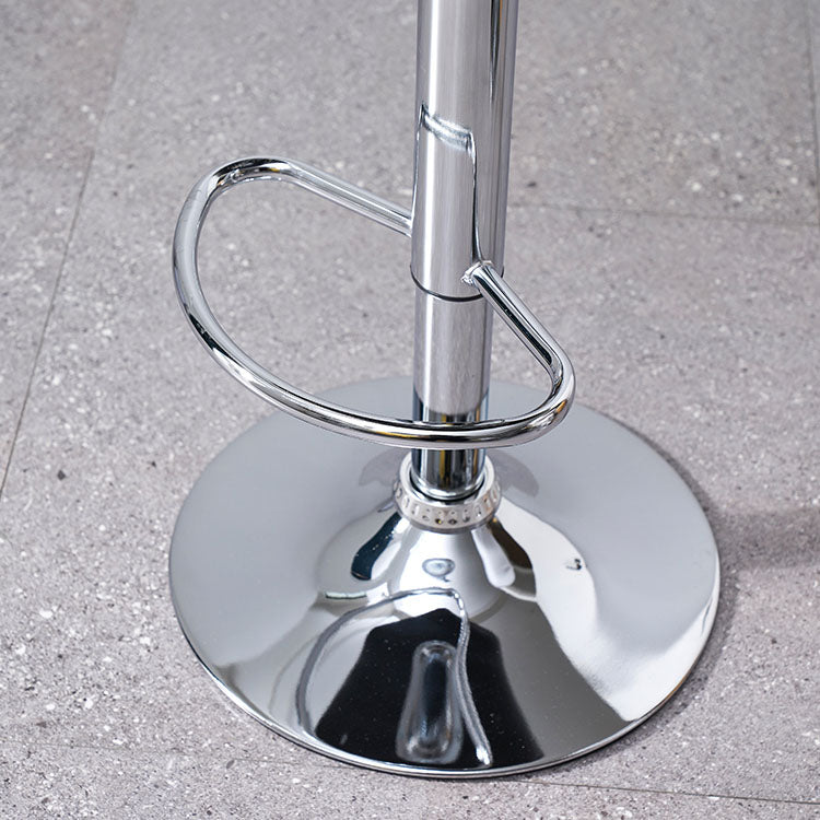 Living Room Counter Stool Armless Bar Stools with Metal Legs