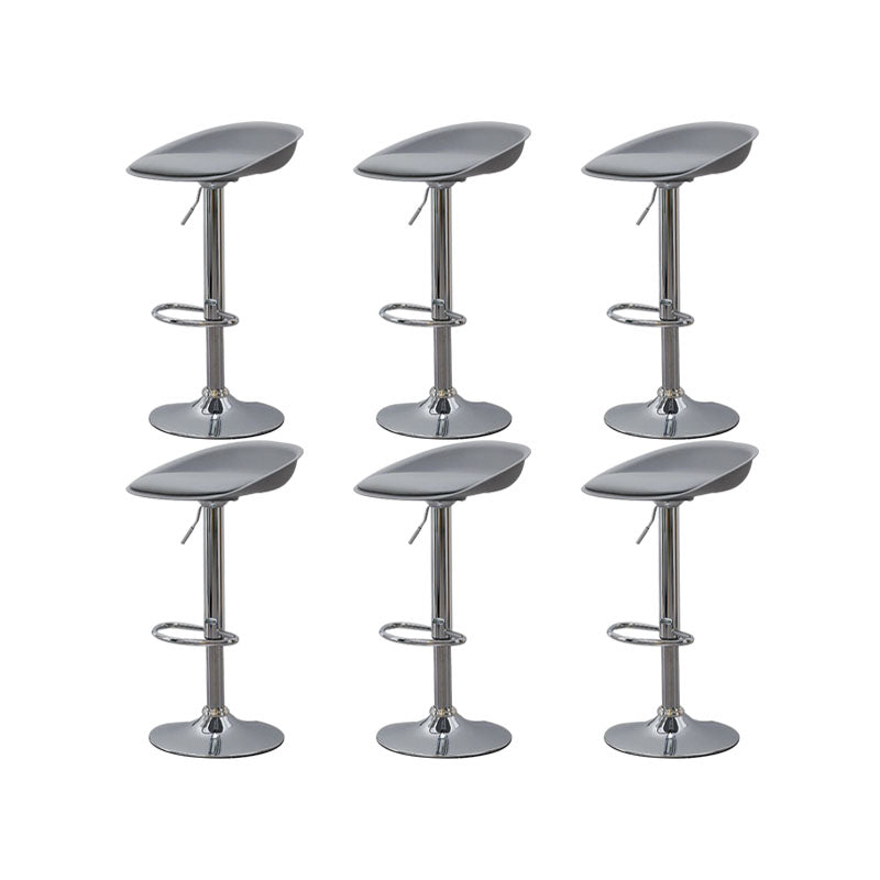 Living Room Counter Stool Armless Bar Stools with Metal Legs