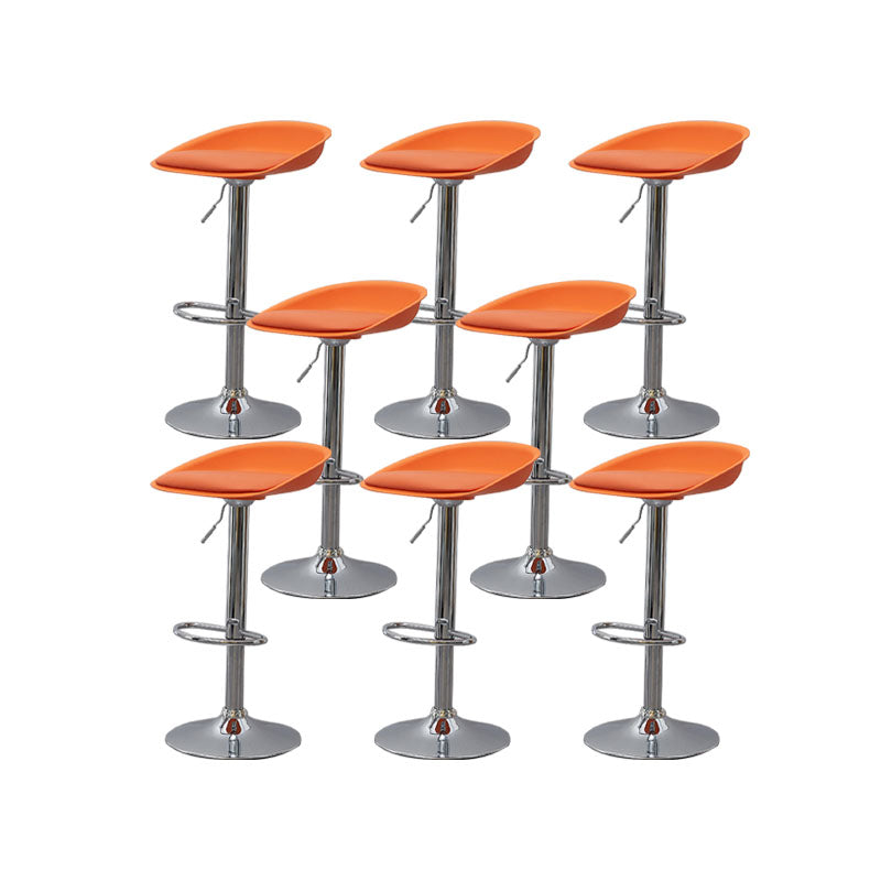 Living Room Counter Stool Armless Bar Stools with Metal Legs