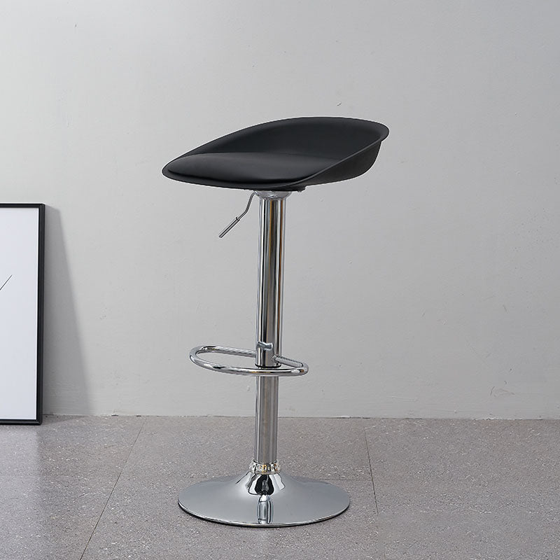 Living Room Counter Stool Armless Bar Stools with Metal Legs