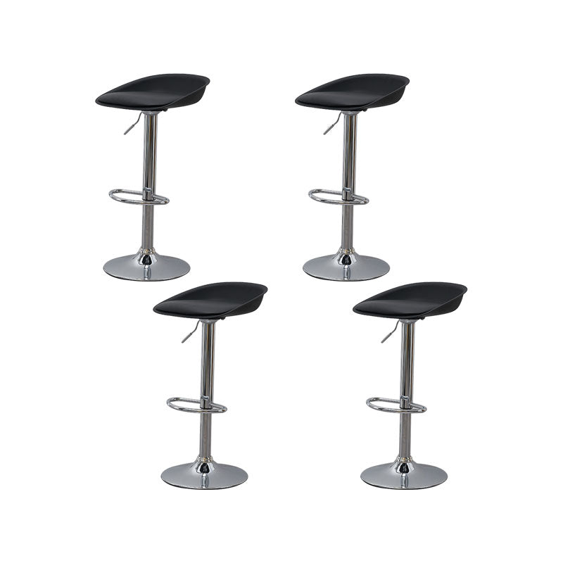 Living Room Counter Stool Armless Bar Stools with Metal Legs
