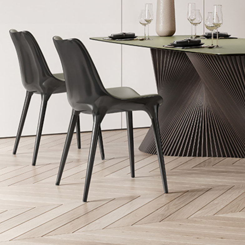 Contemporary Style Chair Metal Dining Room Chair for Dining Room