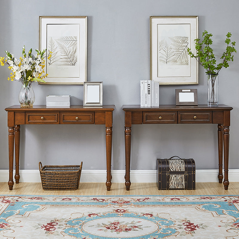 Modern Rectangular Console Table Wooden Console Sofa Table for Home