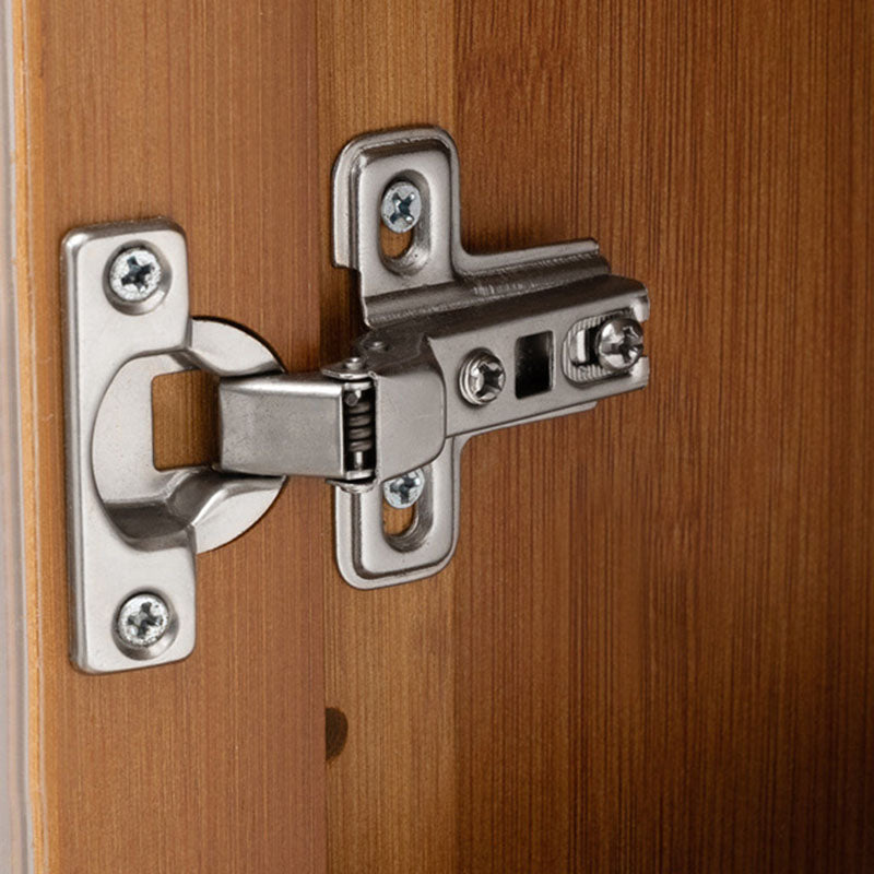 Contemporary Closed Back Bamboo Bookshelf Acrylic Bookcase with Cabinets