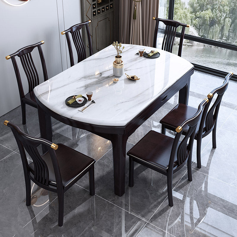 Drop-Leaf Dining Room Table Contemporary Dinner Room Kitchen Table