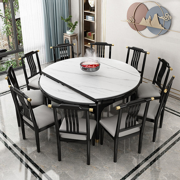 Contemporary Dining Room Table Solid Wood 4 Legs Dining Site Table