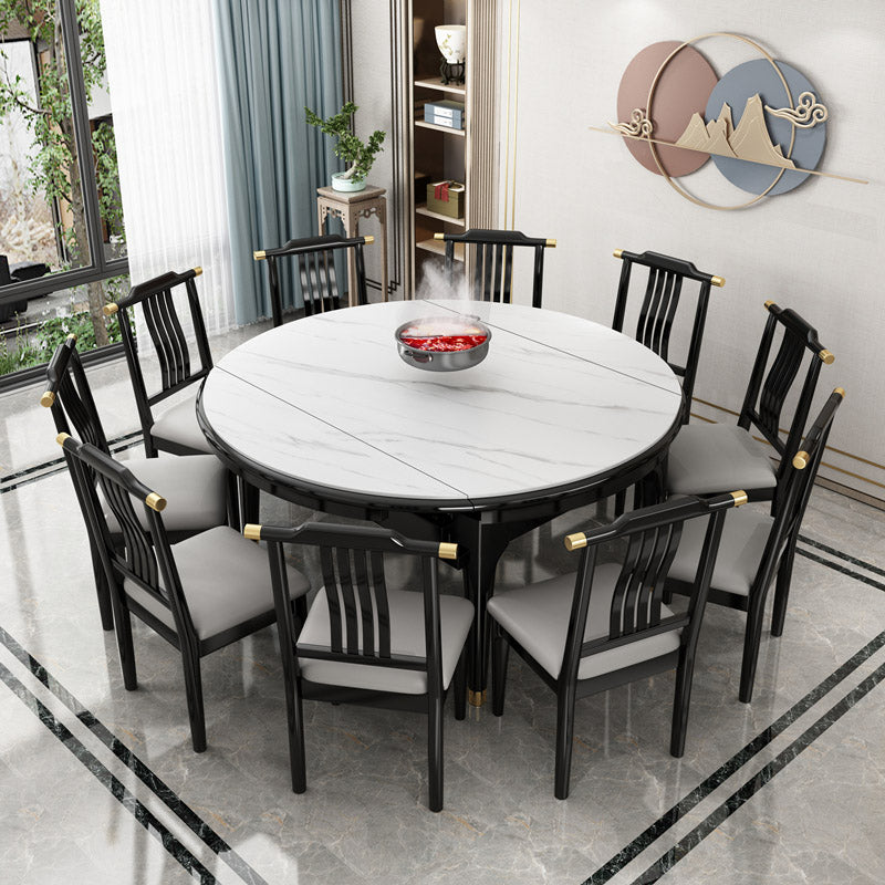 Contemporary Dining Room Table Solid Wood 4 Legs Dining Site Table