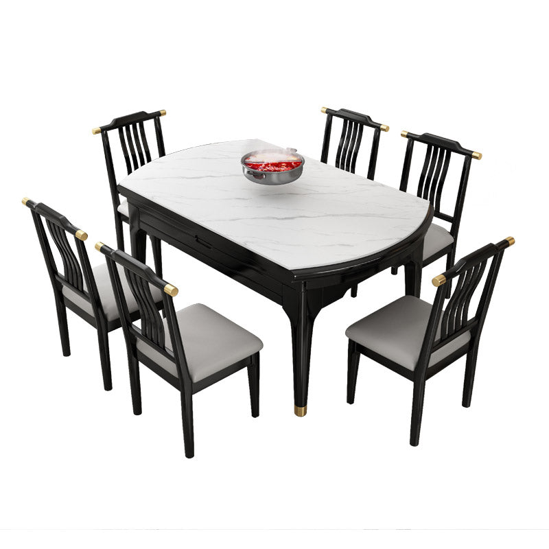 Contemporary Dining Room Table Solid Wood 4 Legs Dining Site Table