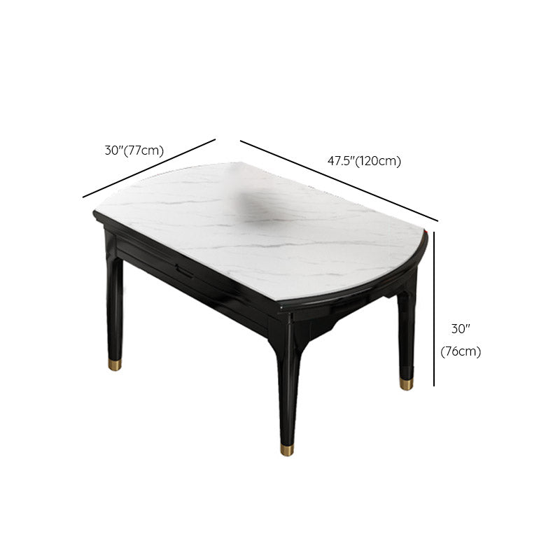 Contemporary Dining Room Table Solid Wood 4 Legs Dining Site Table