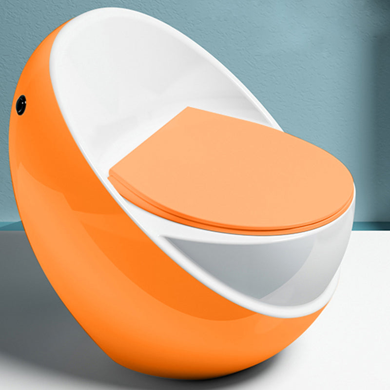 Siphon Jet Modern Toilet All In One Floor Mounted Urine Toilet