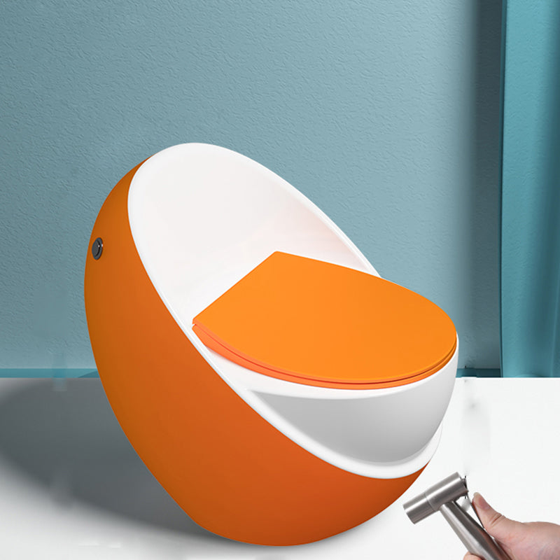 Siphon Jet Modern Toilet All In One Floor Mounted Urine Toilet