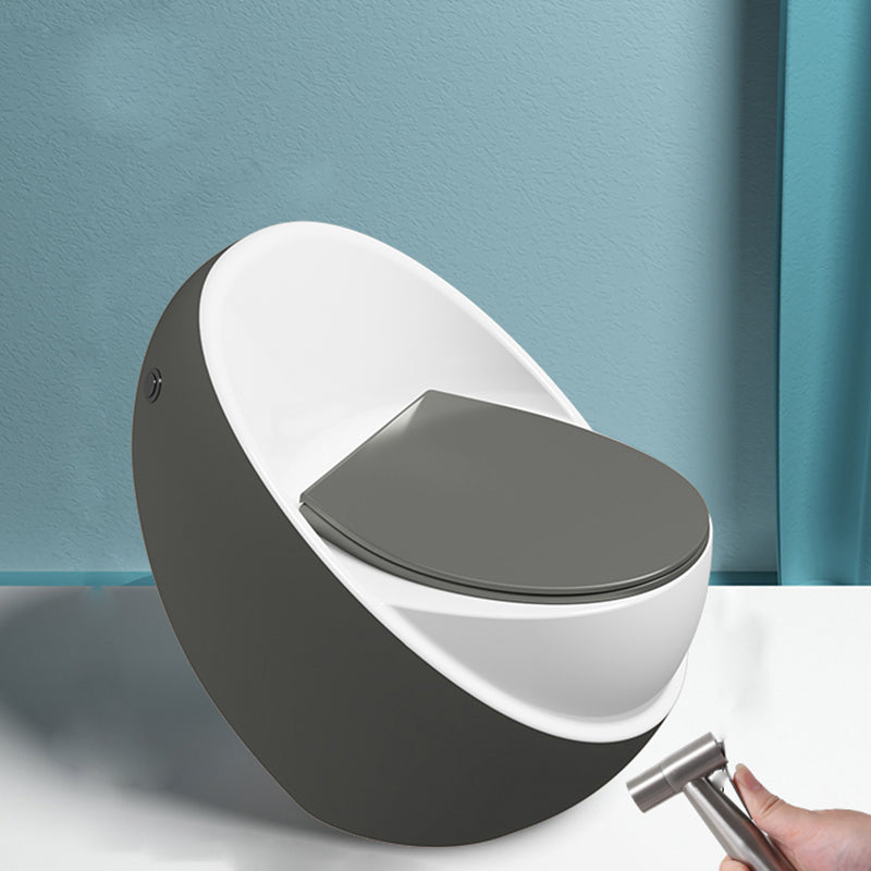 Siphon Jet Modern Toilet All In One Floor Mounted Urine Toilet