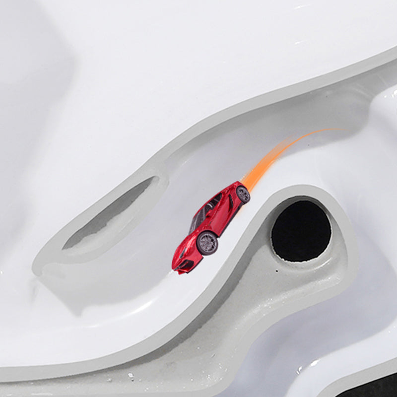 Siphon Jet Modern Toilet All In One Floor Mounted Urine Toilet