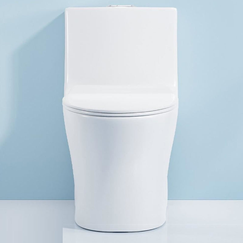 Modern Floor Mounted Flush Toilet White Urine Toilet with Seat for Bathroom