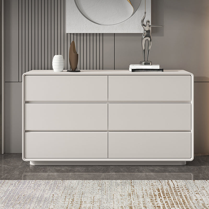 Contemporary Storage Chest Dresser Wooden Dresser with Drawers