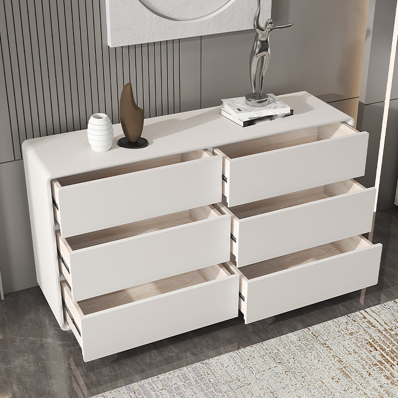 Contemporary Storage Chest Dresser Wooden Dresser with Drawers