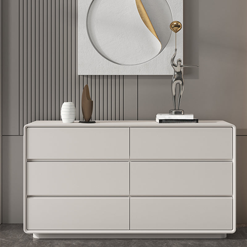 Contemporary Storage Chest Dresser Wooden Dresser with Drawers