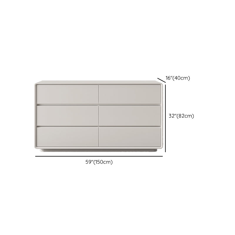 Contemporary Storage Chest Dresser Wooden Dresser with Drawers