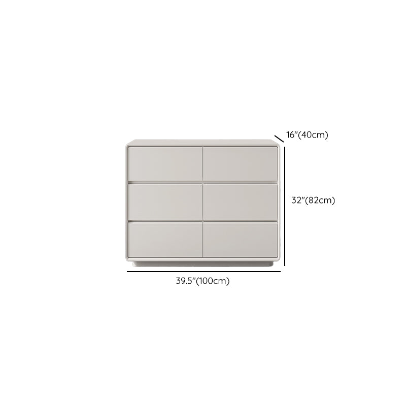 Contemporary Storage Chest Dresser Wooden Dresser with Drawers