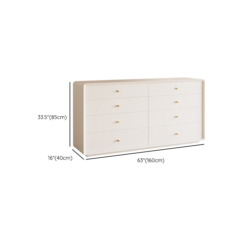Classic Glam Storage Chest Dresser Wooden Dresser for Bedroom