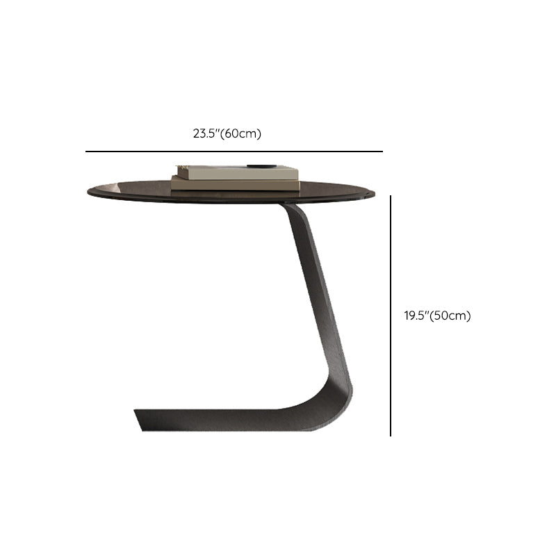 Black Coffee Table Slate 2 Piece Bunching Tables with Storage