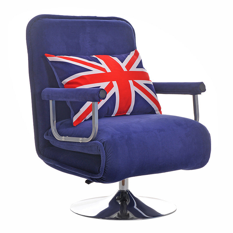 Swivel Standard Recliner Solid Color Metal Frame Recliner Chair