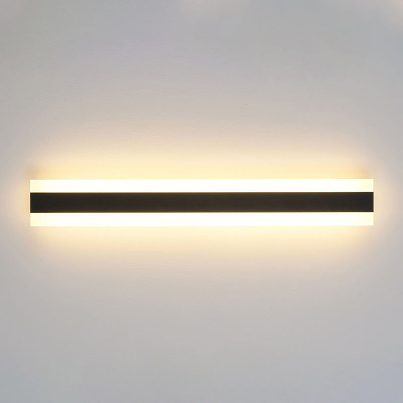 Modern Style Wall Lamp LED Waterproof Wall Mount Lamp with Acrylic Shade for Garden