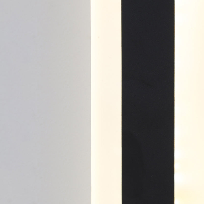 Modern Style Wall Lamp LED Waterproof Wall Mount Lamp with Acrylic Shade for Garden